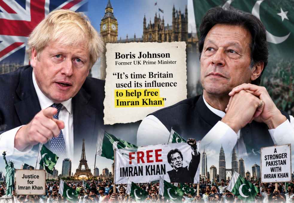 بورس جانسن کا عمران خان کی رہائی کا مطالبہ