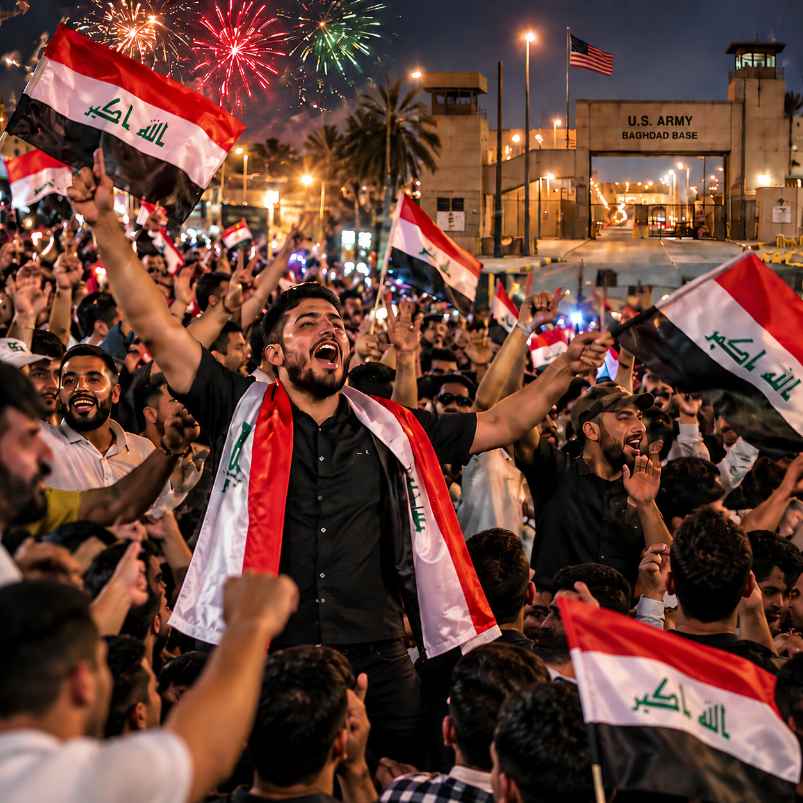 دو دہائیوں بعد عراق سے امریکی فوجی موجودگی کا خاتمہ، عوام کا جشن اور سکیورٹی خدشات
