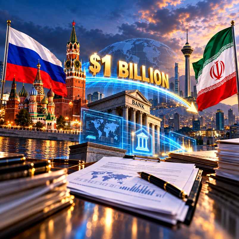 روس ایران کو ایک ارب ڈالر قرض دینے کو تیار